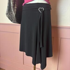 fairy goth coquette mini dress midi skirt foldover star city sz medium high low